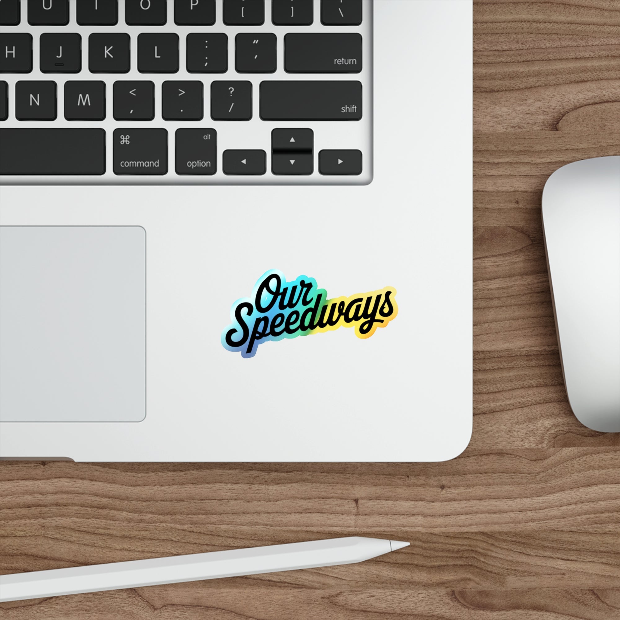 Our Speedways Classic Holographic Sticker