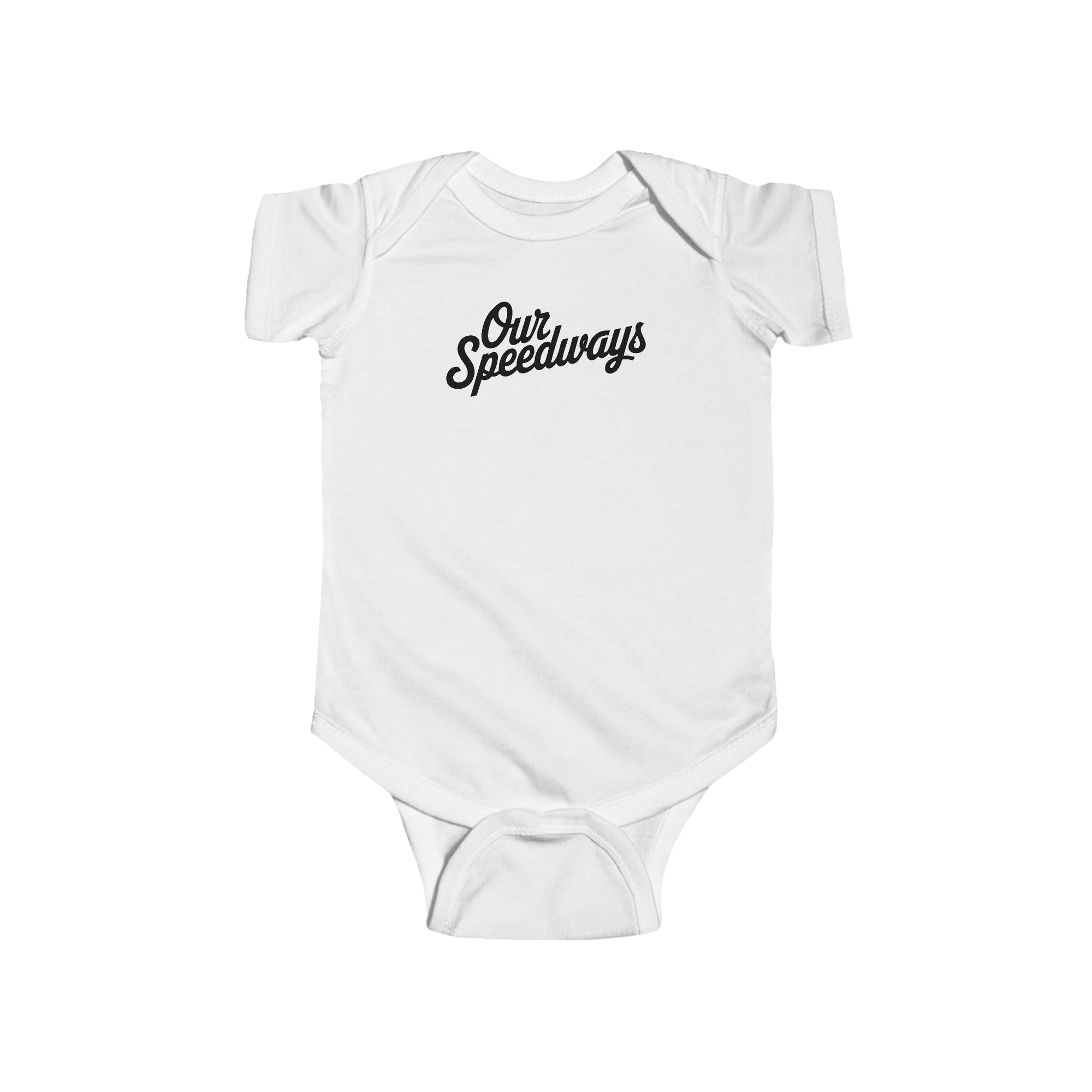 Our Speedways Classic Infant Onesie