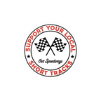 Support Your Local Short Tracks Badge Sticker