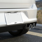 Support Your Local Short Track Metal Plate Frame | White
