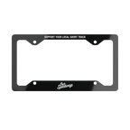 Support Your Local Short Track Plate Frame | Black