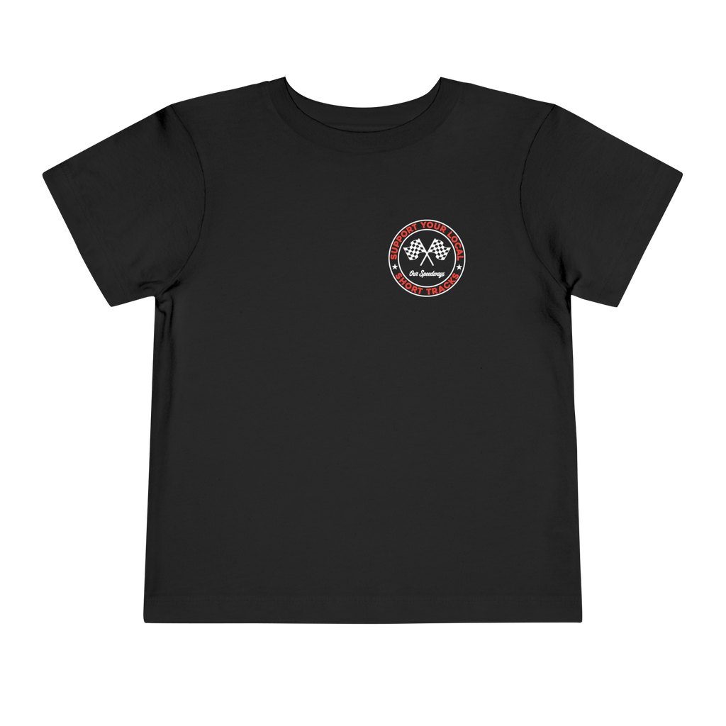 Support Your Local Short Track Toddler Tee